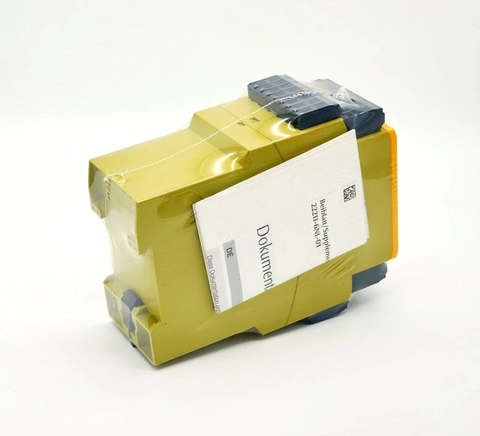 Pilz 787949 PSWZ X1P C Sicherheitsschaltgerät 0,5V/24-240VACDC | sealed, new in original packaging, showing document and warranty details.