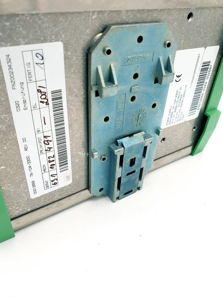 Phoenix Contact 2939179 Stromversorgung QUINT-PS-230AC/24DC/10 back view showing mounting bracket.