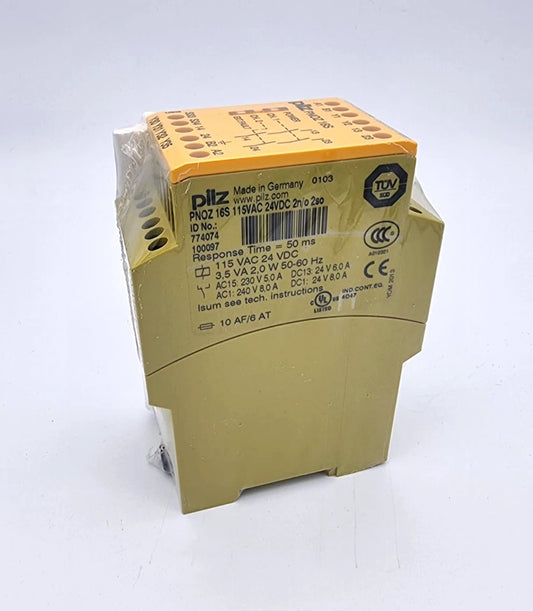 Pilz 774074 PNOZ 16S Sicherheitsrelais 115 V AC / 24 V DC | sealed, new and original packaging