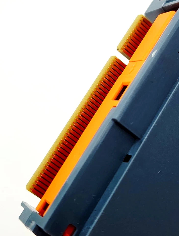 Close-up of B&R X20CP0482 Compact-S SPS 0xE951 showing connector and circuit design.