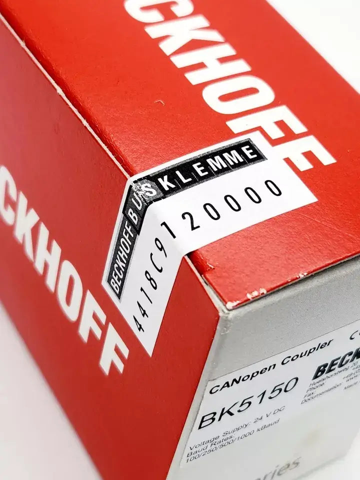 Beckhoff BK5150 CANopen-Compact-Buskoppler | sealed original packaging with product label visible