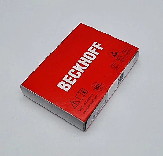 Beckhoff EL3058 EtherCAT-Klemme 8-Kanal-Analog-Eingang Strom 4…20 mA | sealed red packaging box.