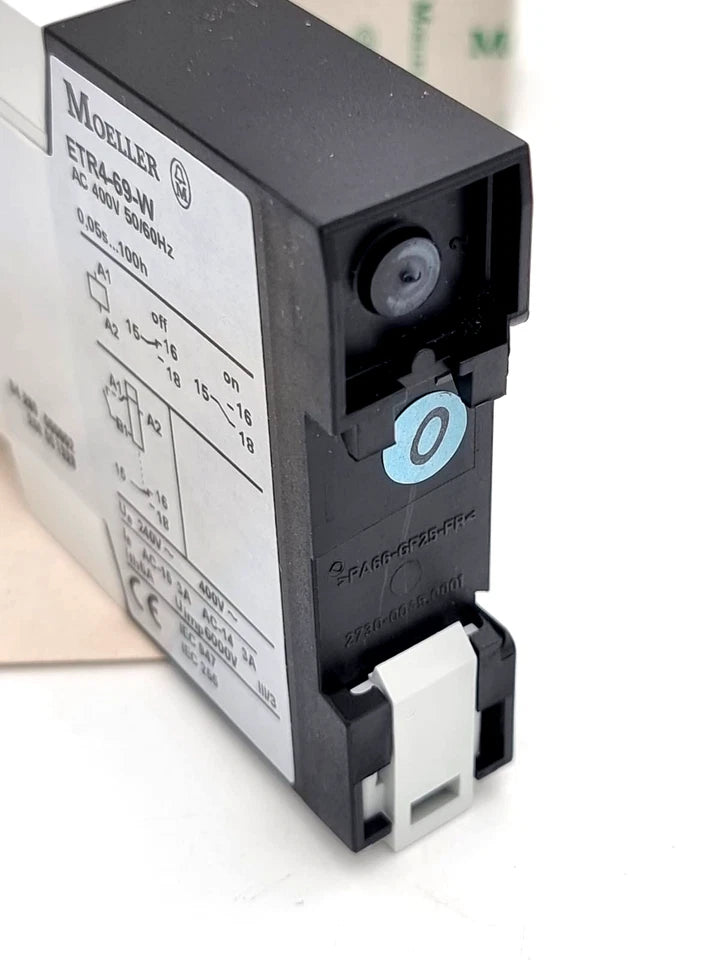 Moeller / Eaton ETR4-69-W Elektronisches Zeitrelais 400V AC, neu und originalverpackt mit E-Rechnung verfügbar.