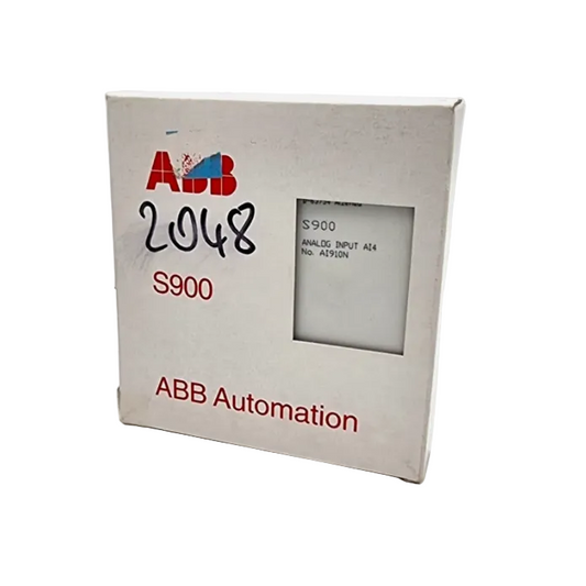  ABB AI910N ist ein Analogeingangsmodul (AI4) des S900 Remote-I/O-Systems für die Erfassung von 4…20 mA-Signalen schleifengespeister 2-Draht-Transmitter.