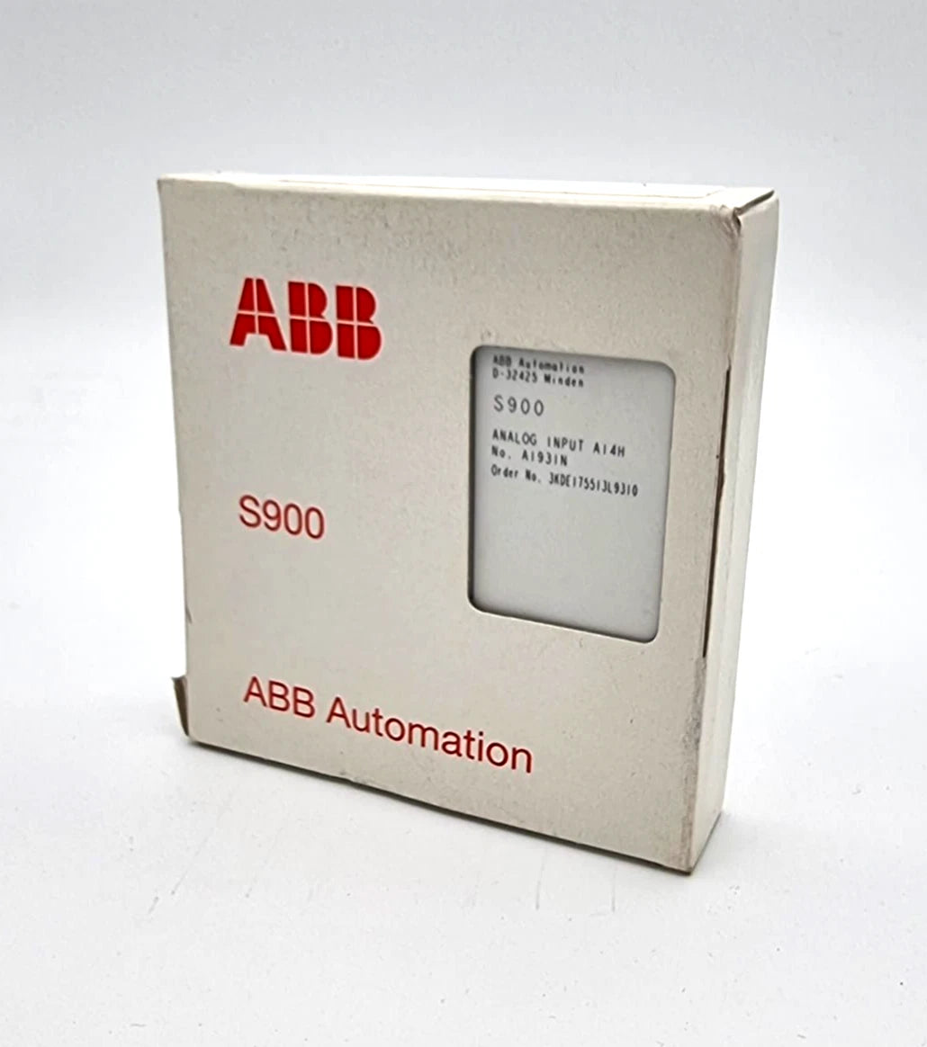 ABB AI931N 3KDE175513L9310 Analoger Eingang AI4H sealed in original S900 packaging