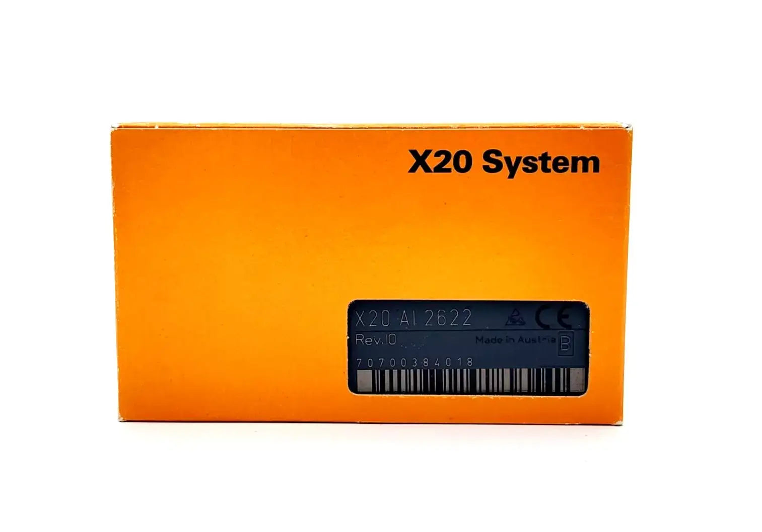 B&R X20AI2622 Analog-Eingangsmodul 2 Kanäle ±10 V / 0–20 mA / 4–20 mA in packaging with X20 System branding