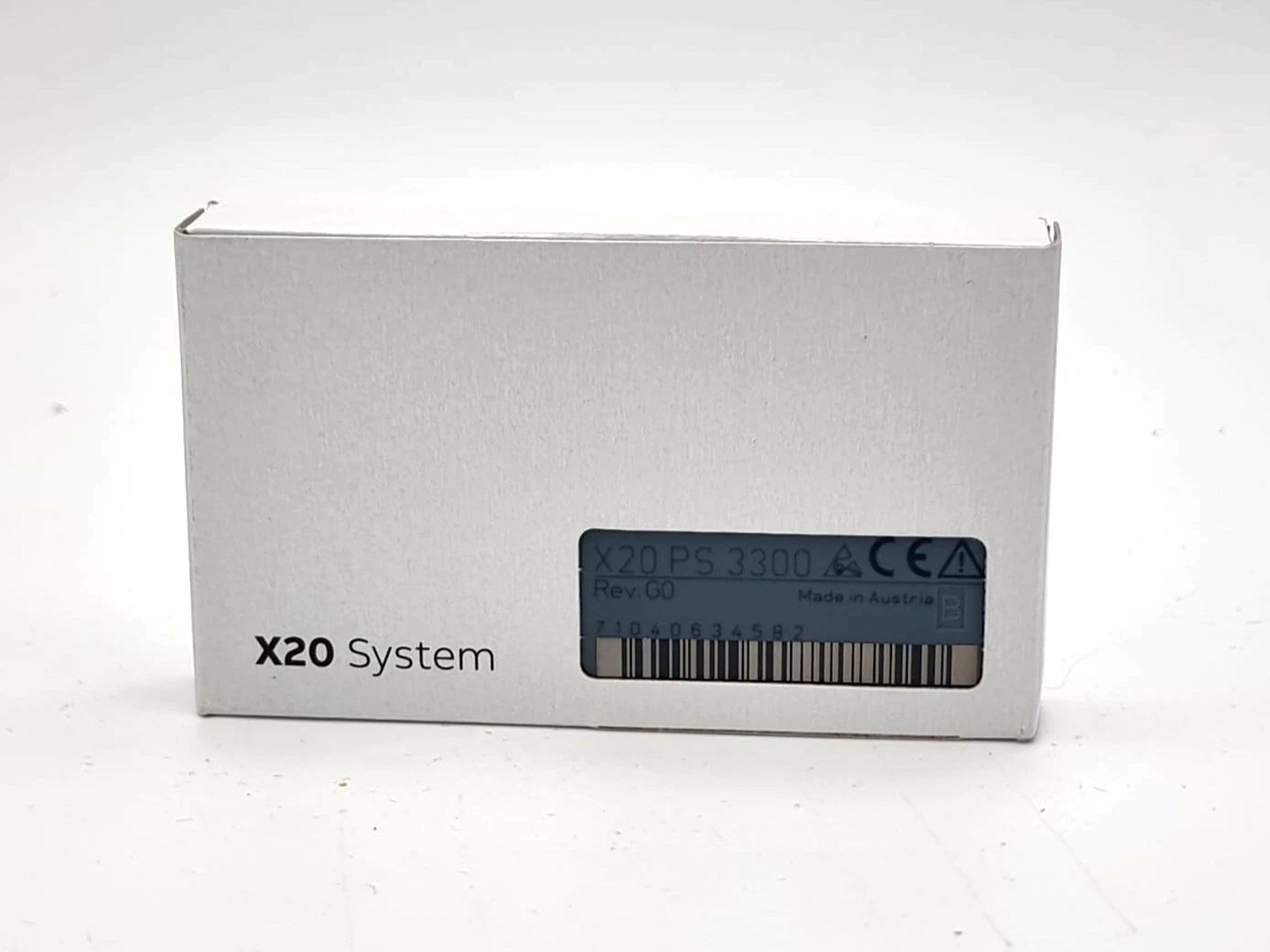B&R X20PS3300 Netzteilmodul 24 V DC – X20 Power Supply box with label and barcode.