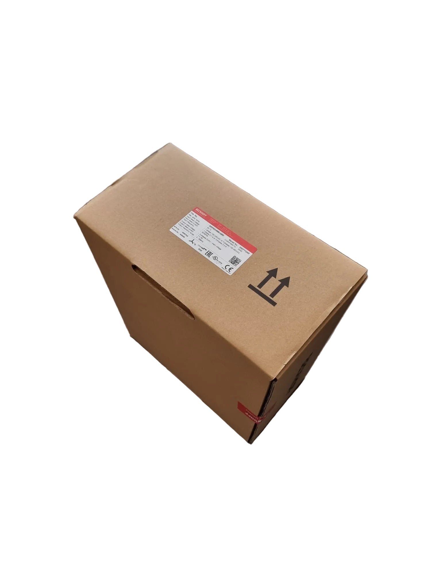 Label on box of Beckhoff AX5103-0000-0200 Digital Kompakt Servoverstärker 1-kanalig | sealed