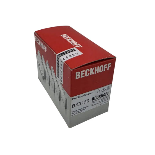 Beckhoff BK3120 ist ein leistungsstarker PROFIBUS Economy Plus Buskoppler zur Anbindung von Beckhoff Busklemmen an PROFIBUS-DP-Netzwerke.