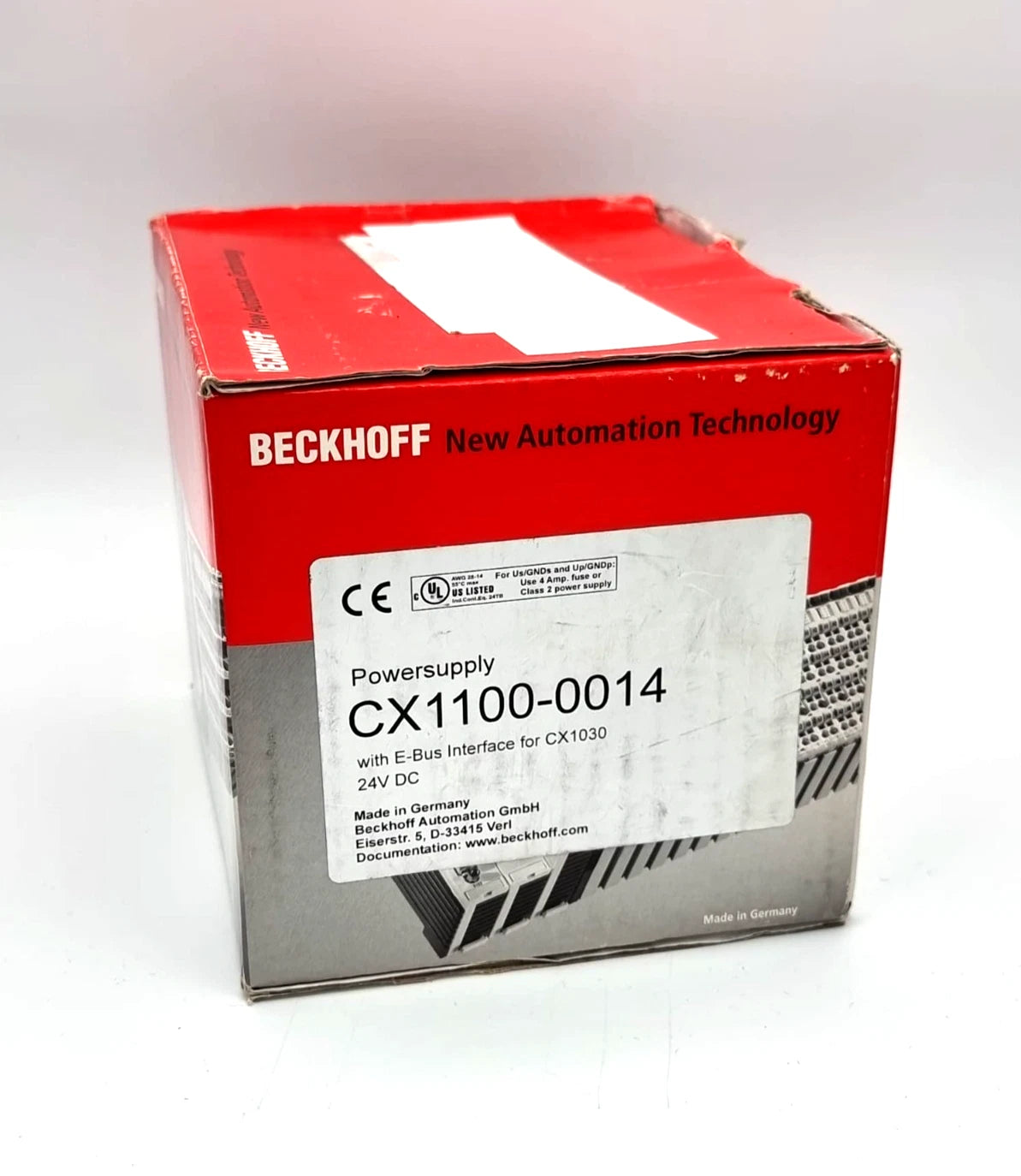 Beckhoff CX1100-0014 Netzteile und I/O-Schnittstellen für CX1030 Verpackung