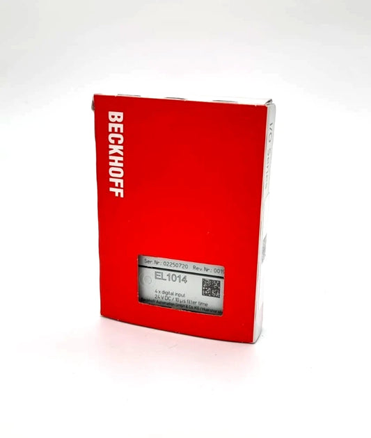 Beckhoff EL1004 EtherCAT-Klemme 4-Kanal-Digital-Eingang 24 V DC 3 ms | sealed in original packaging
