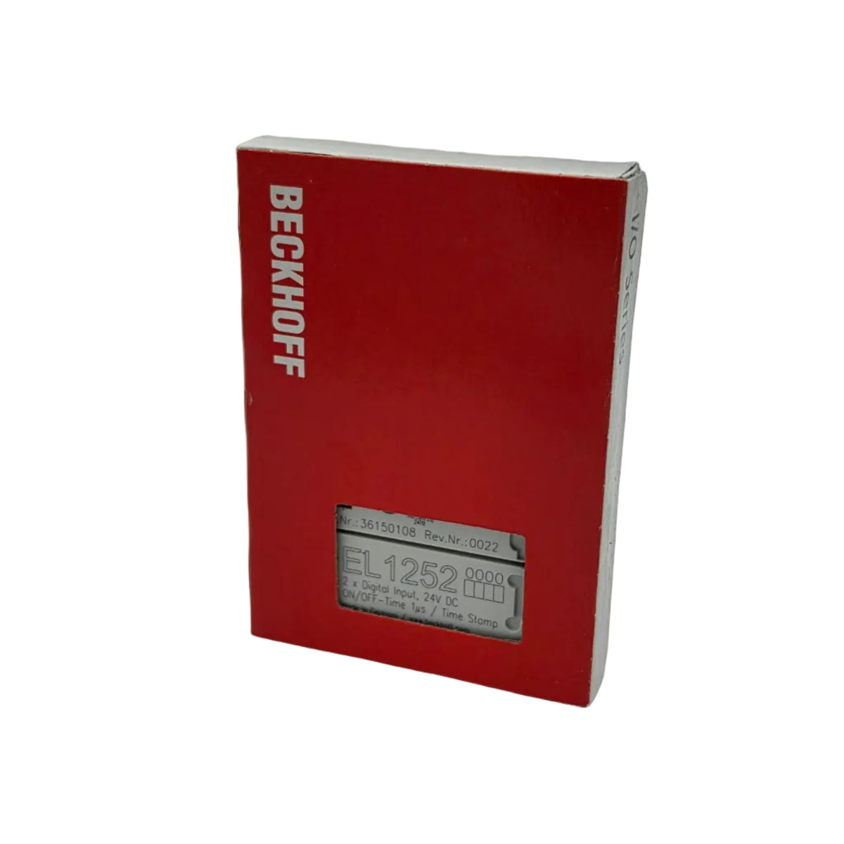Beckhoff, EL1252, EtherCAT, EtherCAT-Klemme, Digitaleingang, Digital Input, 2-Kanal, 24V DC, 1µs, Timestamp, 1ns, Distributed Clocks, EtherCAT Distributed Clocks, schnelle Eingänge, High Speed Input, Ereigniserfassung, Flankenerfassung, Latch, E-Bus, TwinCAT, SPS, PLC, Messtechnik, Synchronisation, Industrieautomation, Automatisierungstechnik