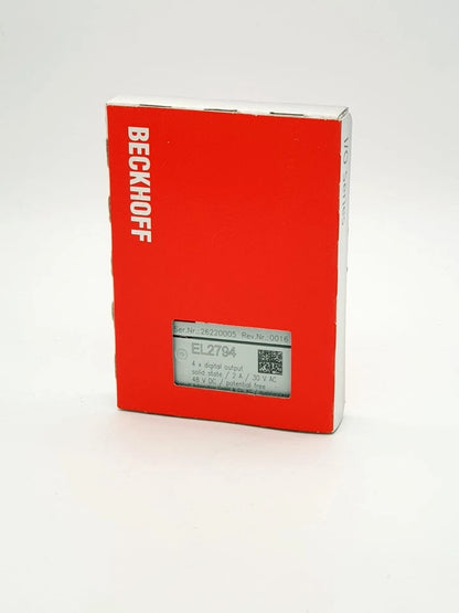 Beckhoff EL2794 EtherCAT-Klemme, 4-Kanal-Solid-State-Relais-Ausgang in originalverpackt und versiegelt Zustand