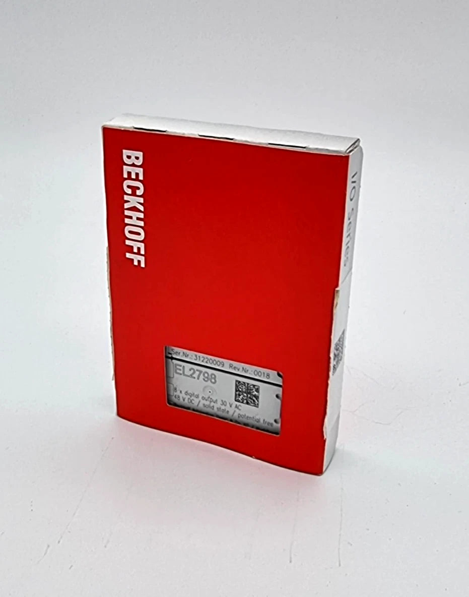 Beckhoff EL2798 EtherCAT-Klemme 8-Kanal-Solid-State-Relais-Ausgang | sealed in original packaging