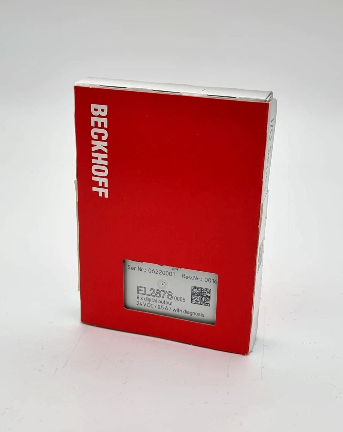 Product packaging of Beckhoff EL2878-0005 EtherCAT-Klemme 8-Kanal-Digital-Ausgang 24 V DC | sealed
