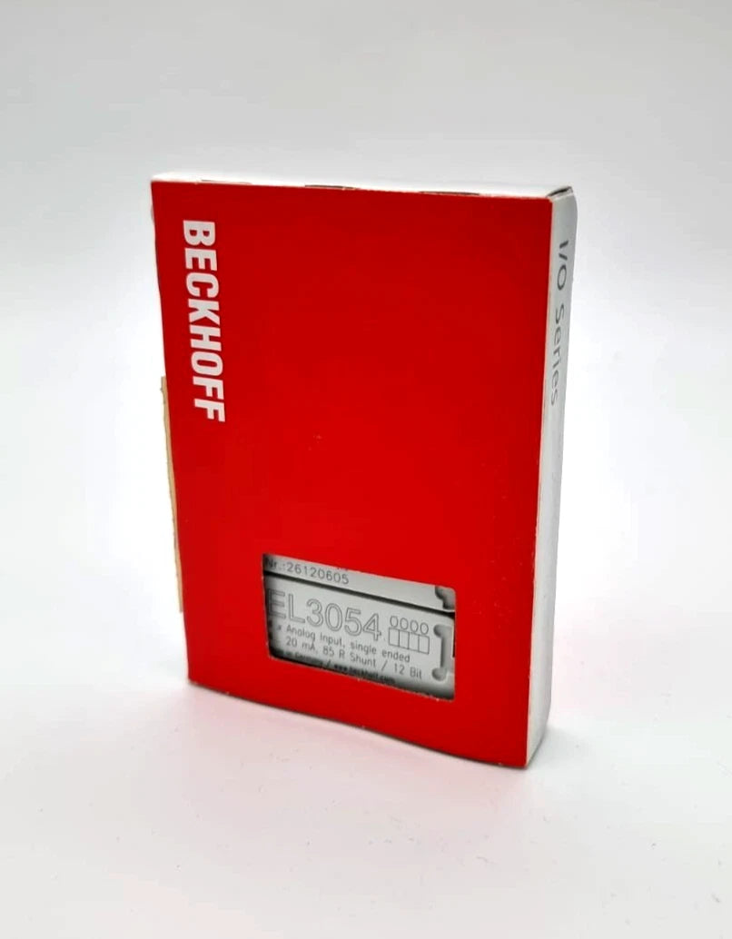 Beckhoff EL3054 EtherCAT-Klemme 4-Kanal-Analog-Eingang Strom | sealed, originalverpackt in roter Box
