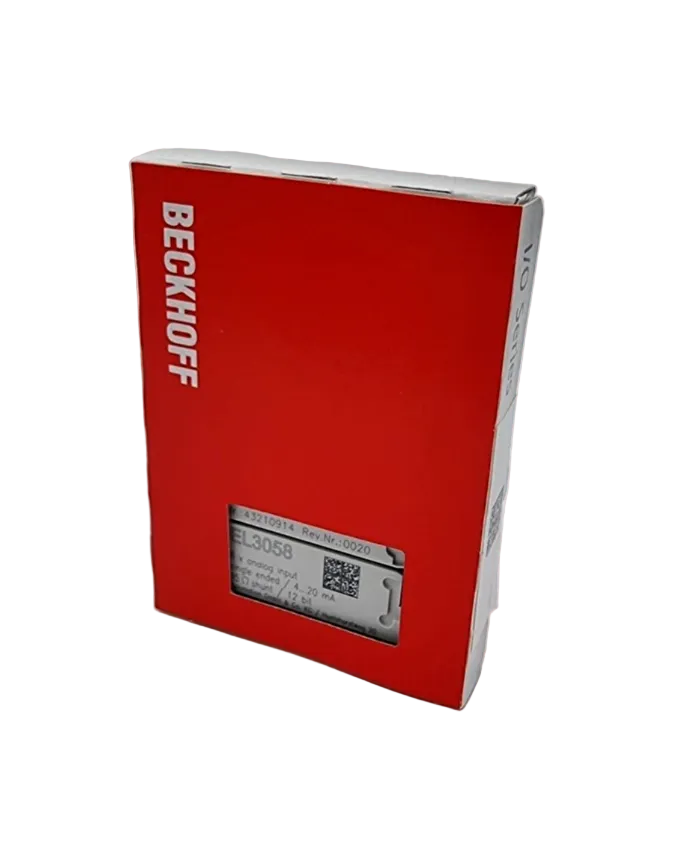 Beckhoff EL3058 EtherCAT-Klemme 8-Kanal-Analog-Eingang Strom 4…20 mA | sealed in original packaging