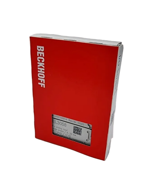 Beckhoff EL3058 EtherCAT-Klemme 8-Kanal-Analog-Eingang Strom 4…20 mA | sealed in original packaging