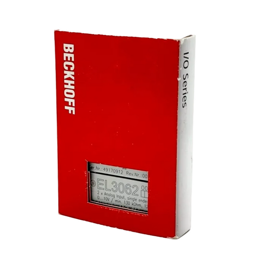 Beckhoff EL3062-0000 EtherCAT-Klemme wird zur Erfassung analoger Spannungssignale in Automatisierungssystemen eingesetzt. 