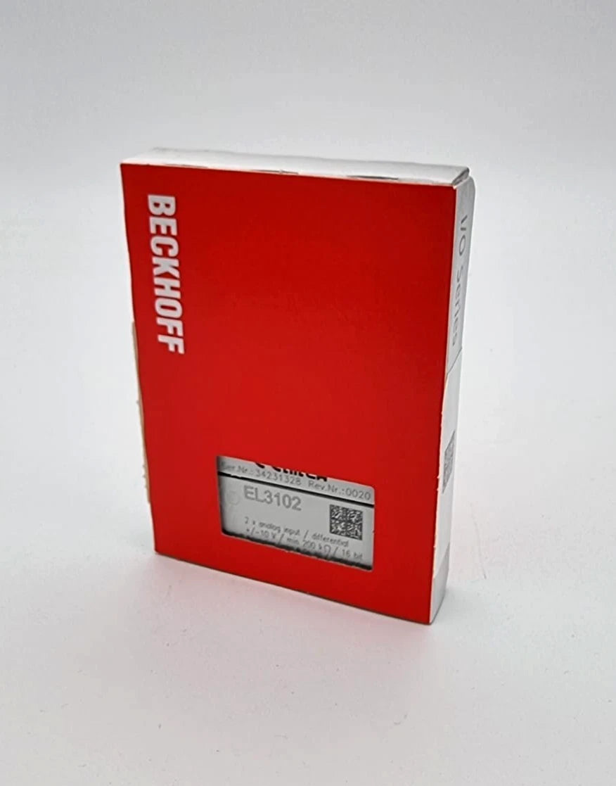 Beckhoff EL3102 EtherCAT-Klemme 2-Kanal-Analog-Eingang Spannung ±10 V | sealed in original packaging