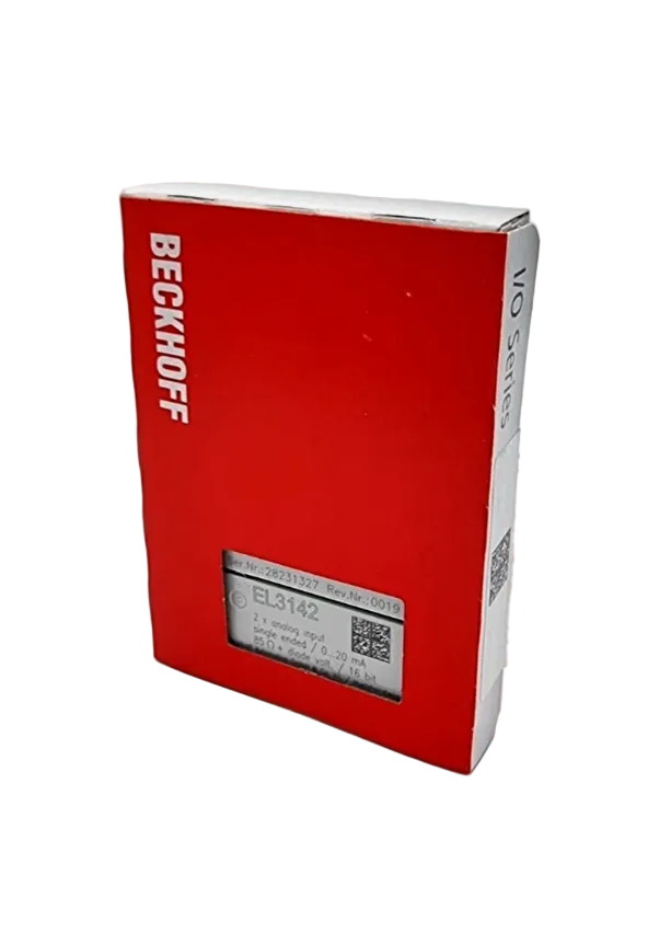 Beckhoff EL3142 EtherCAT-Klemme 2-Kanal-Analog-Eingang Strom 0…20 mA | sealed in original packaging