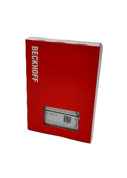 Beckhoff EL4002 EtherCAT-Klemme 2-Kanal-Analog-Ausgang Spannung 0…10 V | sealed, neu, originalverpackt in roter Box