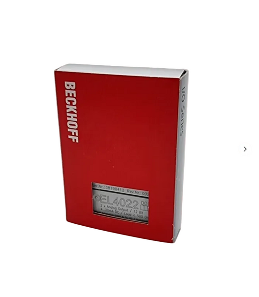 Beckhoff EL4022 EtherCAT-Klemme 2-Kanal-Analog-Ausgang Strom 4…20 mA in Verpackung