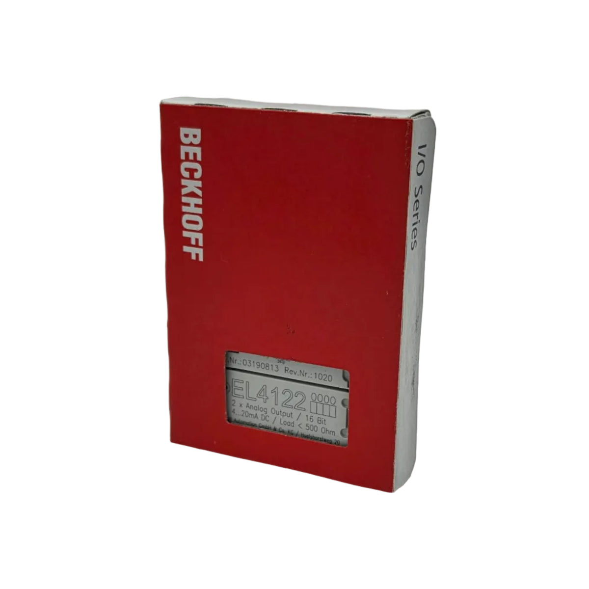 Die Beckhoff EL4122 stellt zwei hochauflösende analoge 4…20-mA-Ausgangssignale innerhalb eines EtherCAT-I/O-Systems bereit. Sie eignet sich zur präzisen Ansteuerung analoger Aktoren, Stellglieder, Ventile, Frequenzumrichter und weiterer Prozessgeräte in Maschinen-, Anlagen- und Prozessautomatisierung.