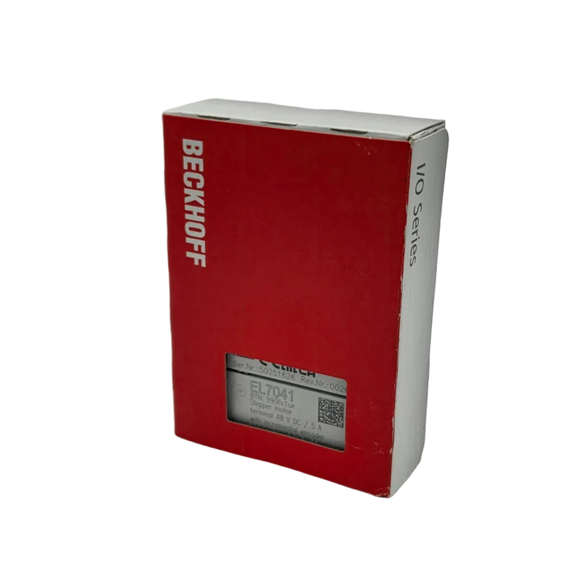 Beckhoff, EL7041, EtherCAT, EtherCAT-Klemme, Motion Control, Motion Interface, Schrittmotor, Schrittmotorsteuerung, Stepper Motor, Stepper Drive, 2-Phasen-Schrittmotor, 5A, 50V DC, Mikroschritt, Microstepping, TwinCAT, TwinCAT NC, NC PTP, Distributed Clocks, Positionierung, Motorsteuerung, Antriebstechnik, EtherCAT Terminal, EL7xxx, SPS, PLC, Maschinenbau, Industrieautomation, Automatisierungstechnik