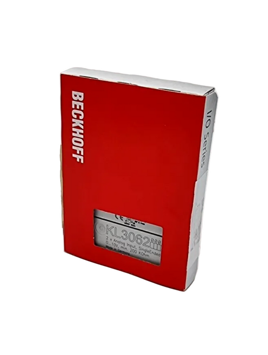 Beckhoff KL3062 Busklemme 2-Kanal-Analog-Eingang Spannung 0…10 V | sealed in original red packaging