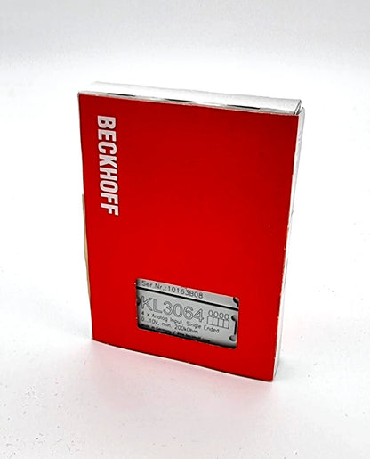 Beckhoff KL3064 Busklemme 4-Kanal-Analog-Eingang Spannung 0…10 V | sealed in original unopened packaging.