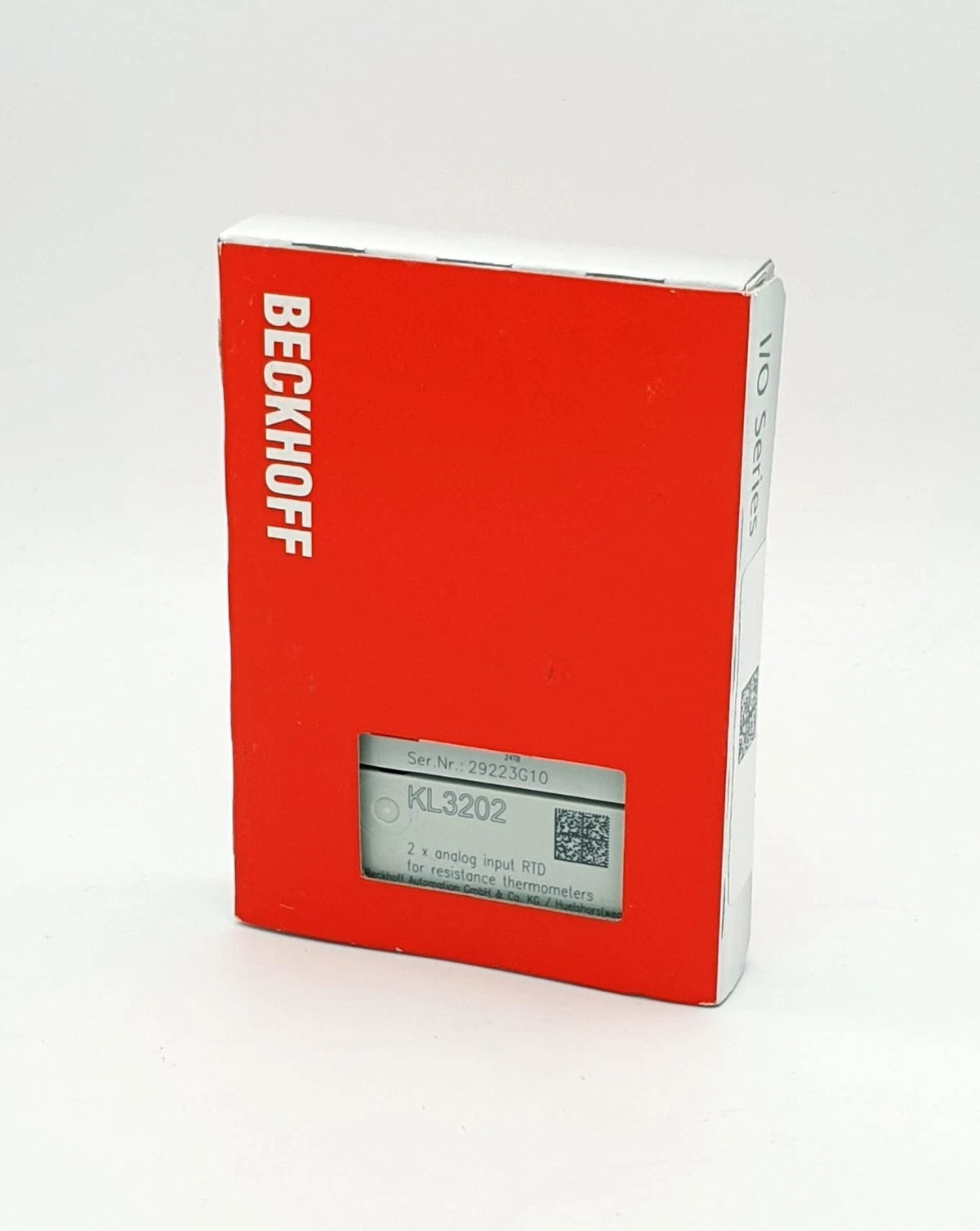 Beckhoff KL3202 Busklemme, 2-Kanal-Analog-Eingang Temperatur | sealed, new and unopened packaging product image
