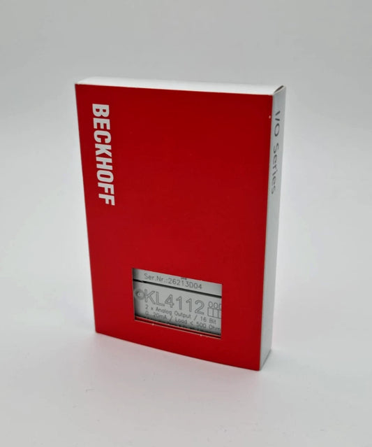 Beckhoff KL4112 Busklemme 2-Kanal-Analog-Ausgang Strom 0…20 mA in originalverpackt, Teil der Beckhoff K-Bus-Klemmen Serie