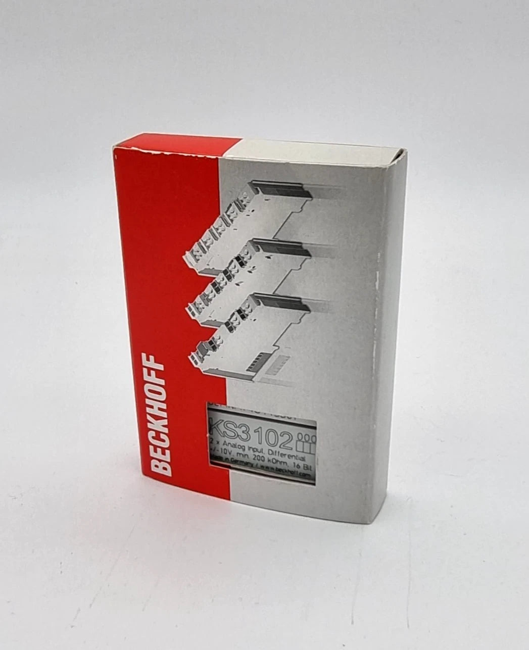 Beckhoff KS3102 Busklemme 2-Kanal-Analog-Eingang Spannung ±10 V 16 Bit in original packaging, new and sealed