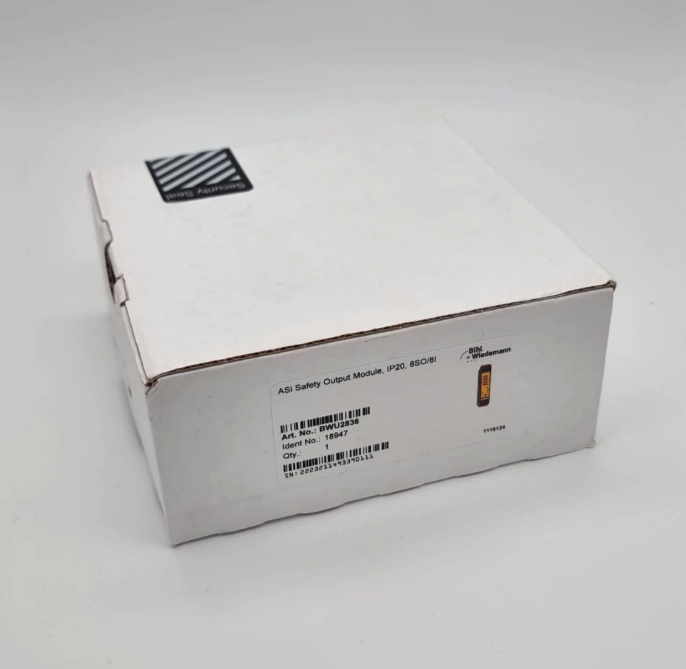 Bihl+Wiedemann BWU2836 ASi Safety Ausgangsmodul IP20 8SA/8E 18947 sealed in original packaging