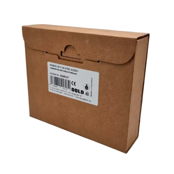  DOLD MK9003.12/11120 ist ein ATEX-zugelassenes Thermistor-Motorschutzrelais zur sicheren Überwachung von Motoren mittels PTC-Thermistoren.