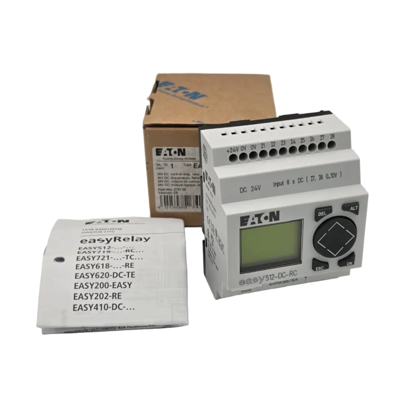 Eaton, 274109, EASY512-DC-RC, Steuerungsrelais, Kleinsteuerung, easy500, Automation, Industrieautomation