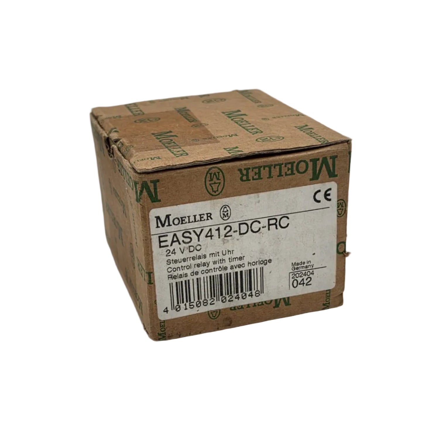 Eaton / Moeller EASY412-DC-RC Steuerrelais (202404) ist eine kompakte Kleinsteuerung für einfache Automatisierungs- und Steuerungsaufgaben.