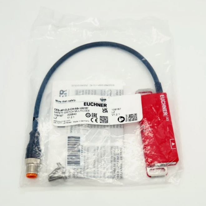 Euchner 109167 Sicherheitsschalter CES-AP-CL2-CH-SB-109167 | sealed electronic safety switch with packaging