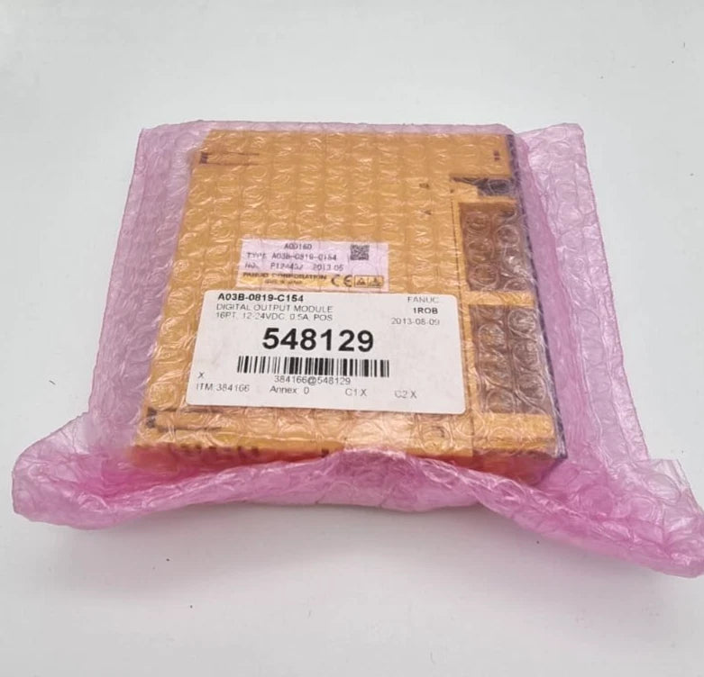 Fanuc A03B-0819-C154 CNC I/O-Modul in pink protective packaging