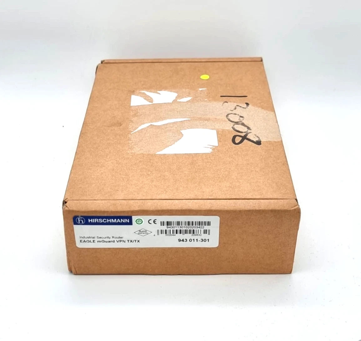 Hirschmann 943-011-301 EAGLE mGuard VPN TX/TX Industrial Security Router in original packaging