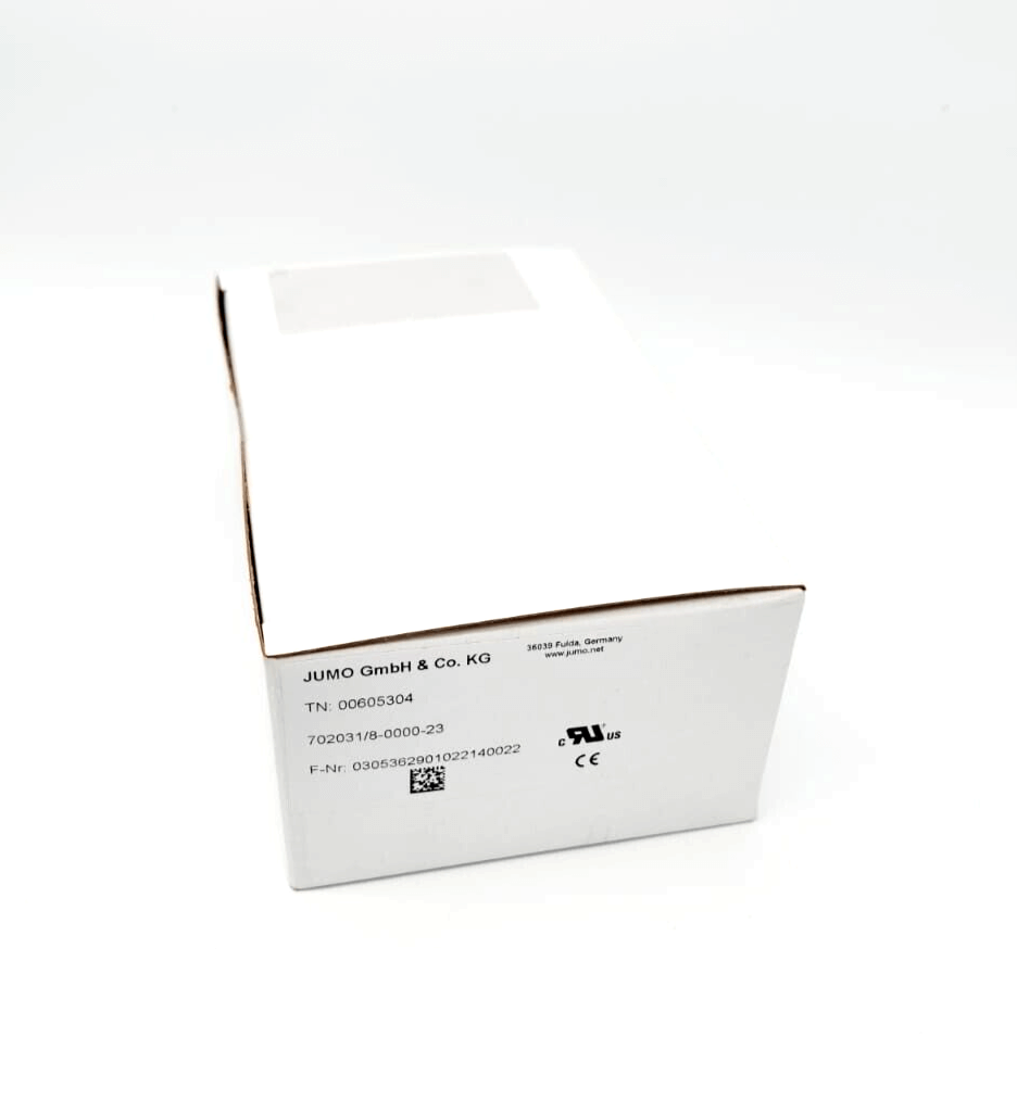 Box packaging of Jumo Quantrol 00605304 LC100 Kompaktregler, Universal-PID, 702031/8-0000-23, new and original.
