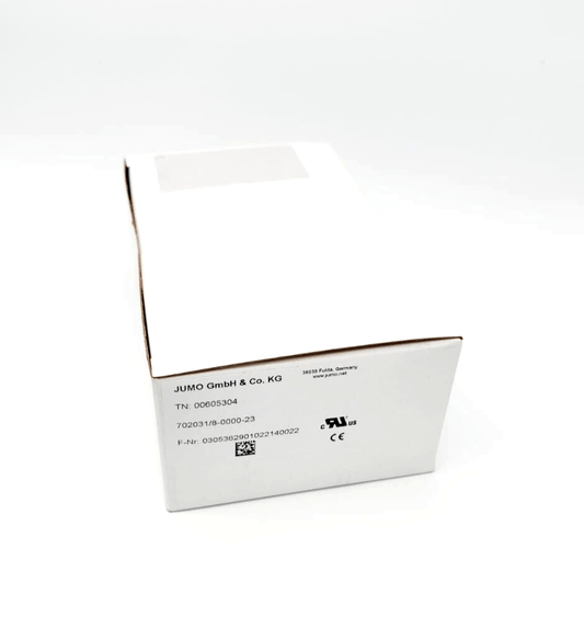 Box packaging of Jumo Quantrol 00605304 LC100 Kompaktregler, Universal-PID, 702031/8-0000-23, new and original.