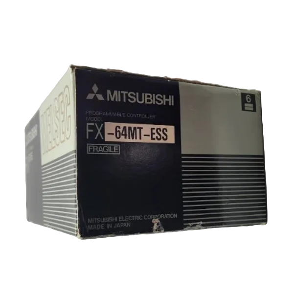 FX-64MT-ESS ist eine leistungsfähige Kompakt-SPS aus der Mitsubishi FX-Serie, ideal für mittlere Automatisierungsaufgaben in Maschinen- und Anlagensteuerung.