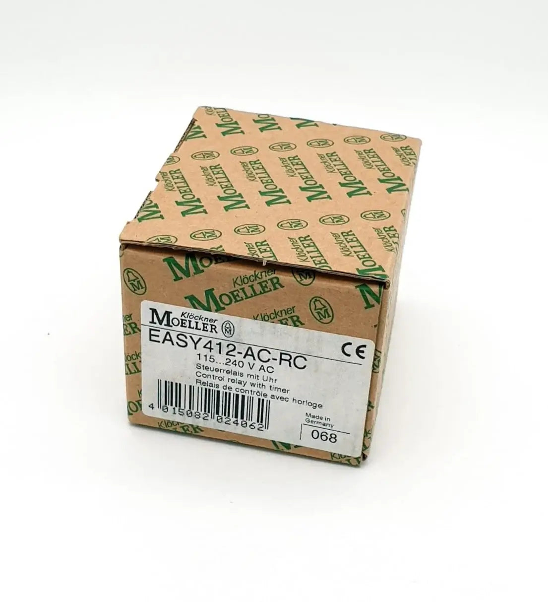 Moeller EASY412-AC-RC Steuerrelais mit Uhr 115...240V AC, originalverpackt, Kleinsteuerung von Moeller/Eaton, Serie EASY400.