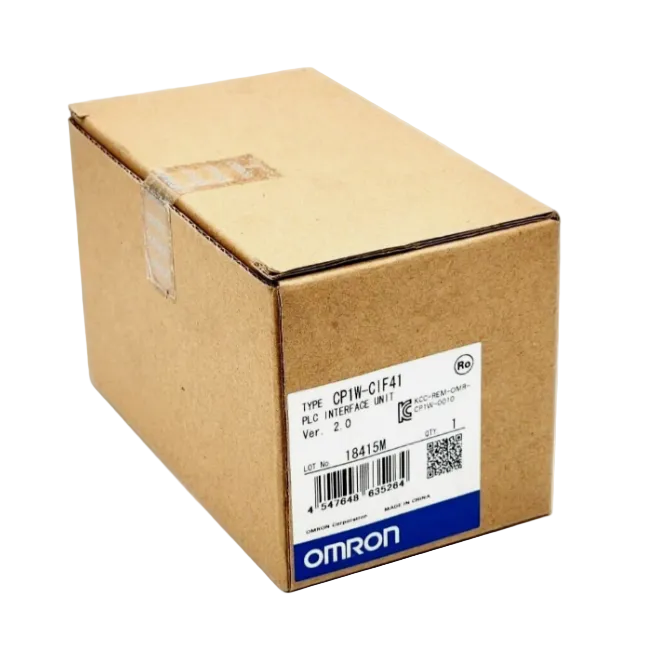 Omron CP1W-CIF41 Interface Unit erweitert CP1-Steuerungen um eine Ethernet-Schnittstelle. Typische Anwendungen: Fernüberwachung, Datenkommunikation, SCADA-Anbindung, Integration in industrielle Netzwerke, IoT-Anwendungen.