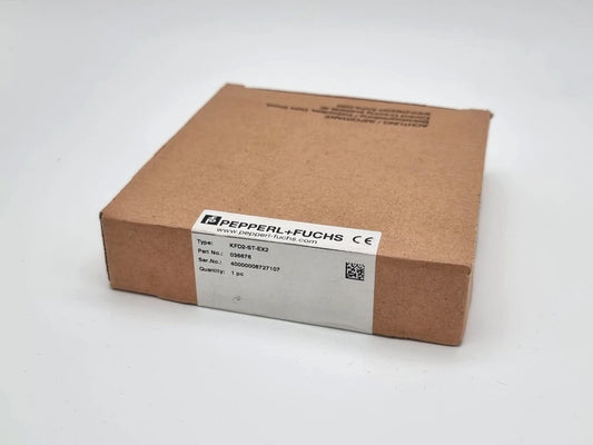 Packaging box of Pepperl+Fuchs 36676S KFD2-ST-EX2 Schaltverstärker, new and original.