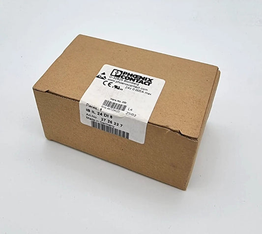 Phoenix Contact 2726227 IB IL 24 DI 8 Digitalmodul | sealed in original packaging, cardboard box with label visible