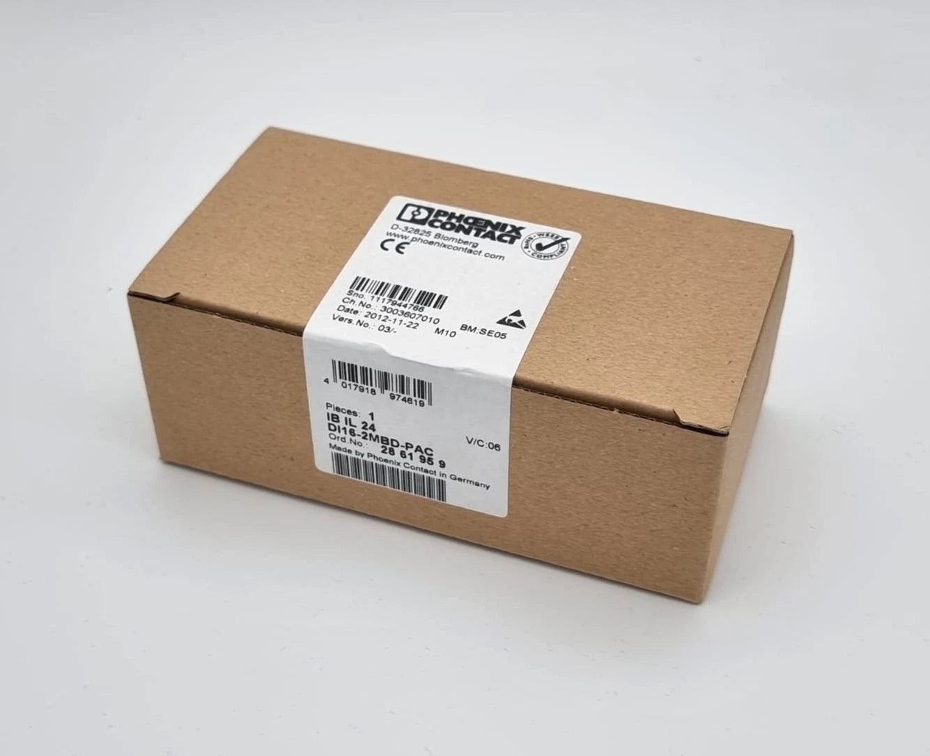 Phoenix Contact 2861959 IB IL 24 DI16-2MBD-PAC Digitalmodul | sealed in original packaging