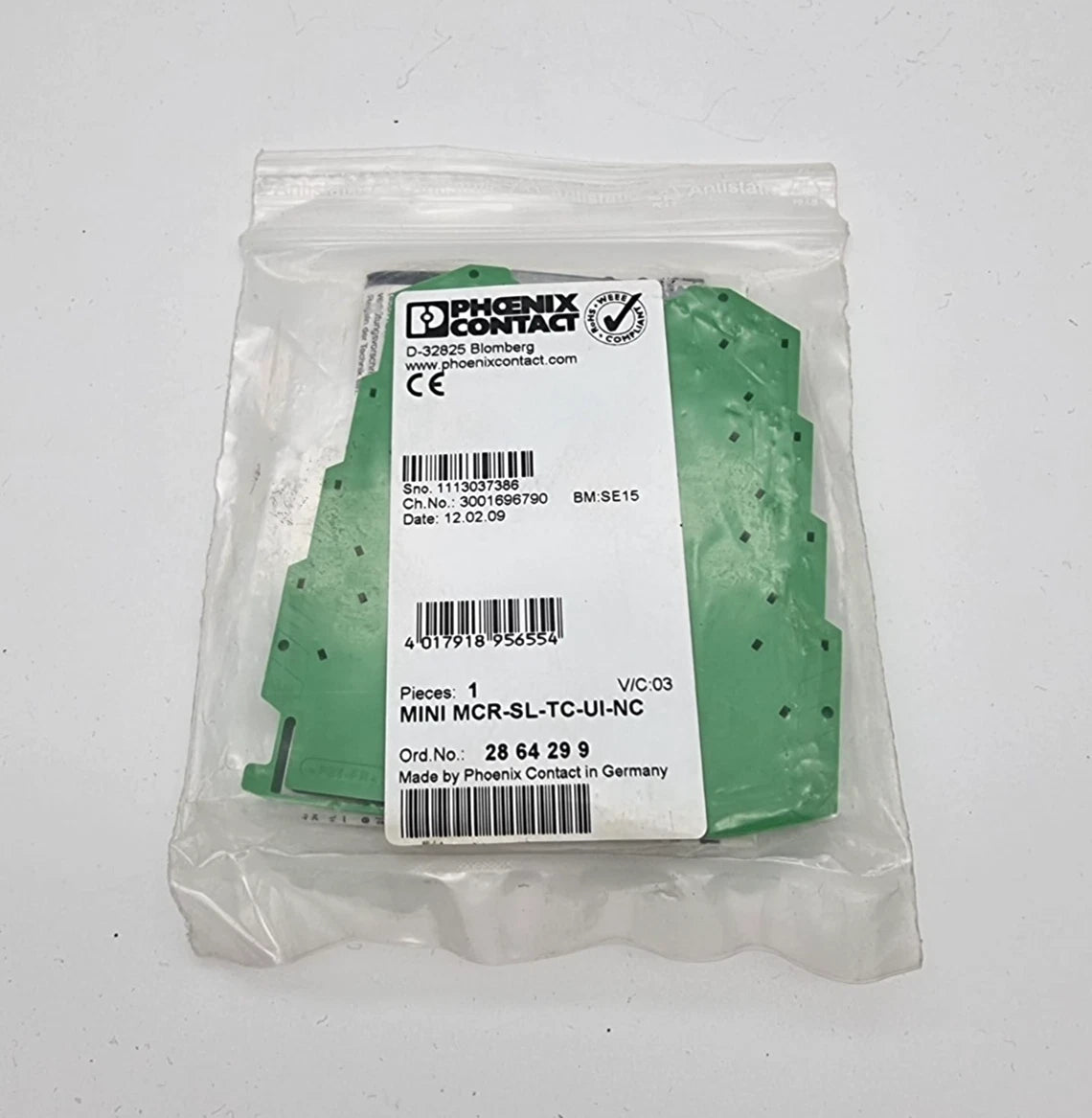 Phoenix Contact 2864299 MINI MCR-SL-TC-UI-NC Thermoelement-Messumformer sealed in original packaging